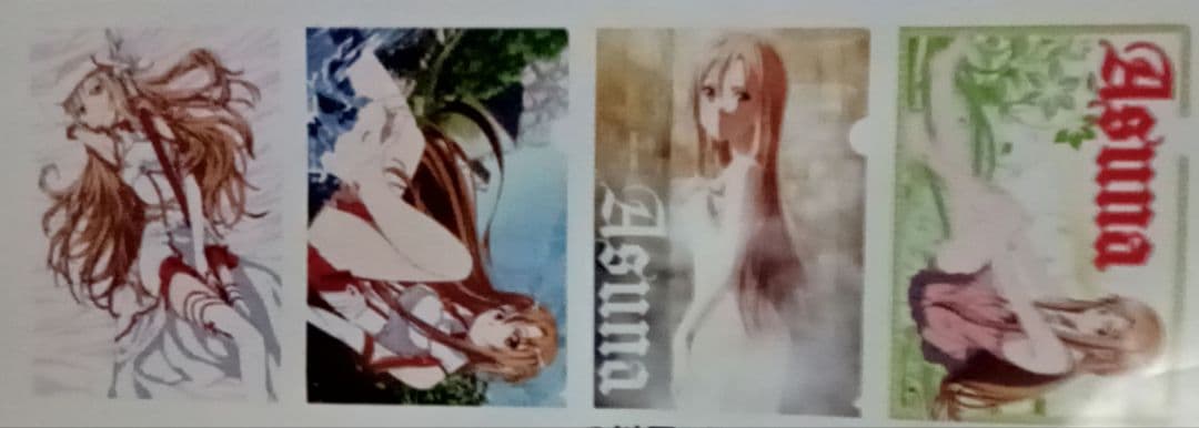 ソードアート・オンライン　SAO　アスナ　クリアファイル　セット