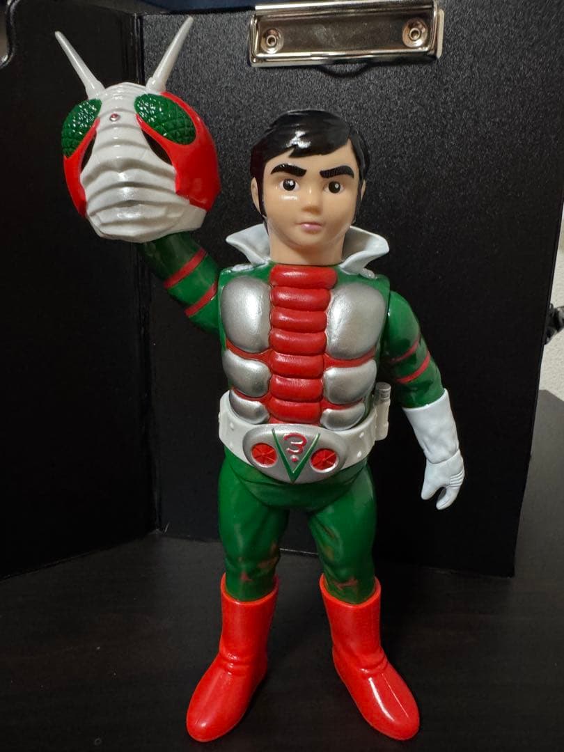 ★特価品★東映レトロソフビ　画面ライダーV３（ビニールマフラー版）