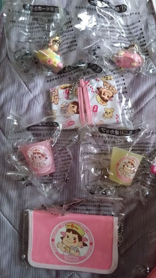 激レア　限定品　不二家　ぺこちゃん　ナースシリーズ　バッグ付き　完全20点セット