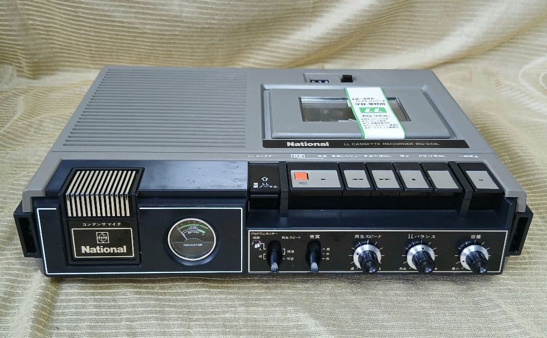 National RQ-343L カセットLL テープレコーダー「ジャンク」