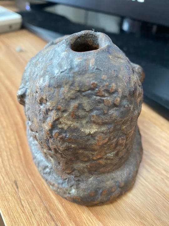 あ*ん様 十鶴 やちむん ドクロ 豆 ソーサー マカイ 器 皿 琉球 沖縄