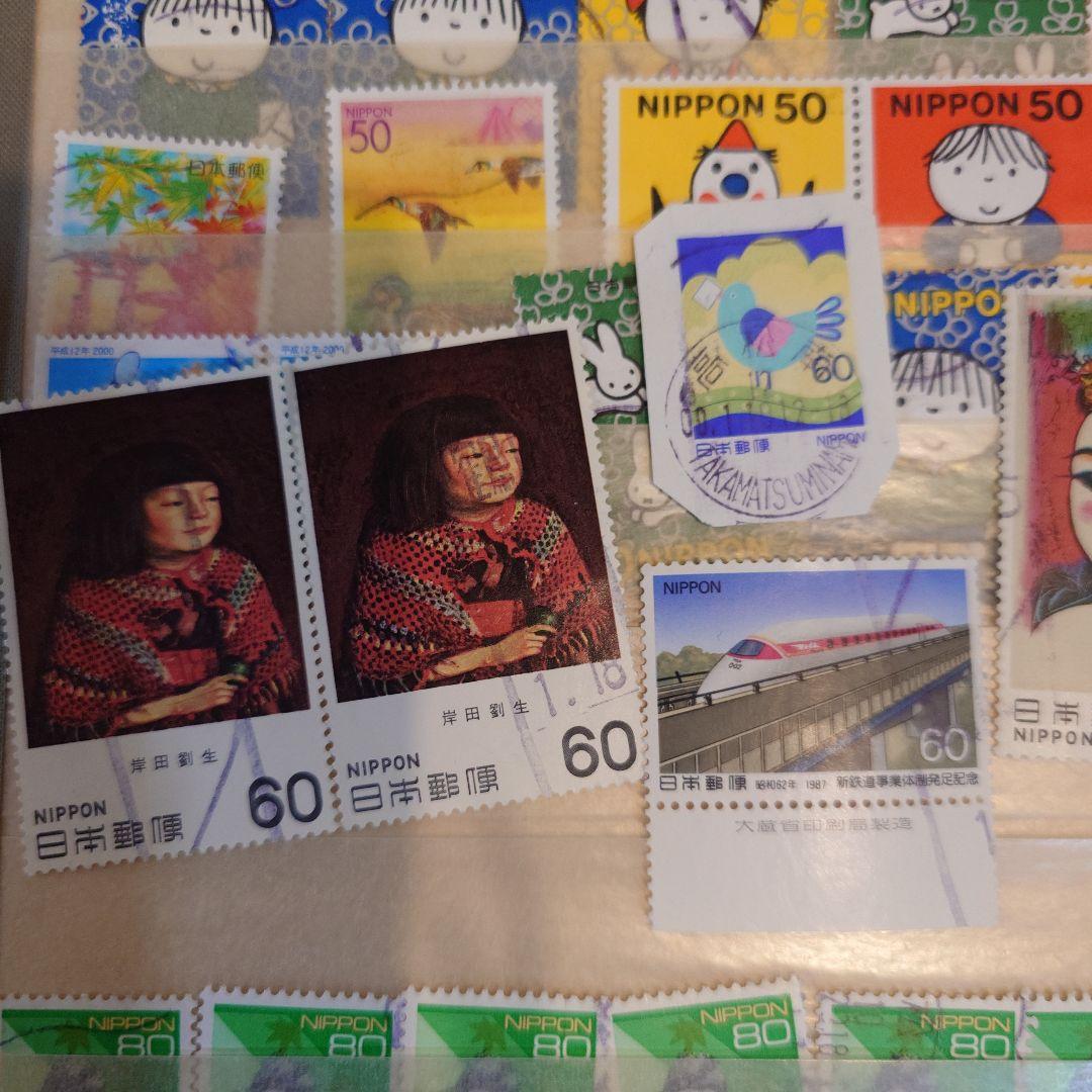 日本 使用済み切手 コレクション 55枚まとめ売り　ページ3