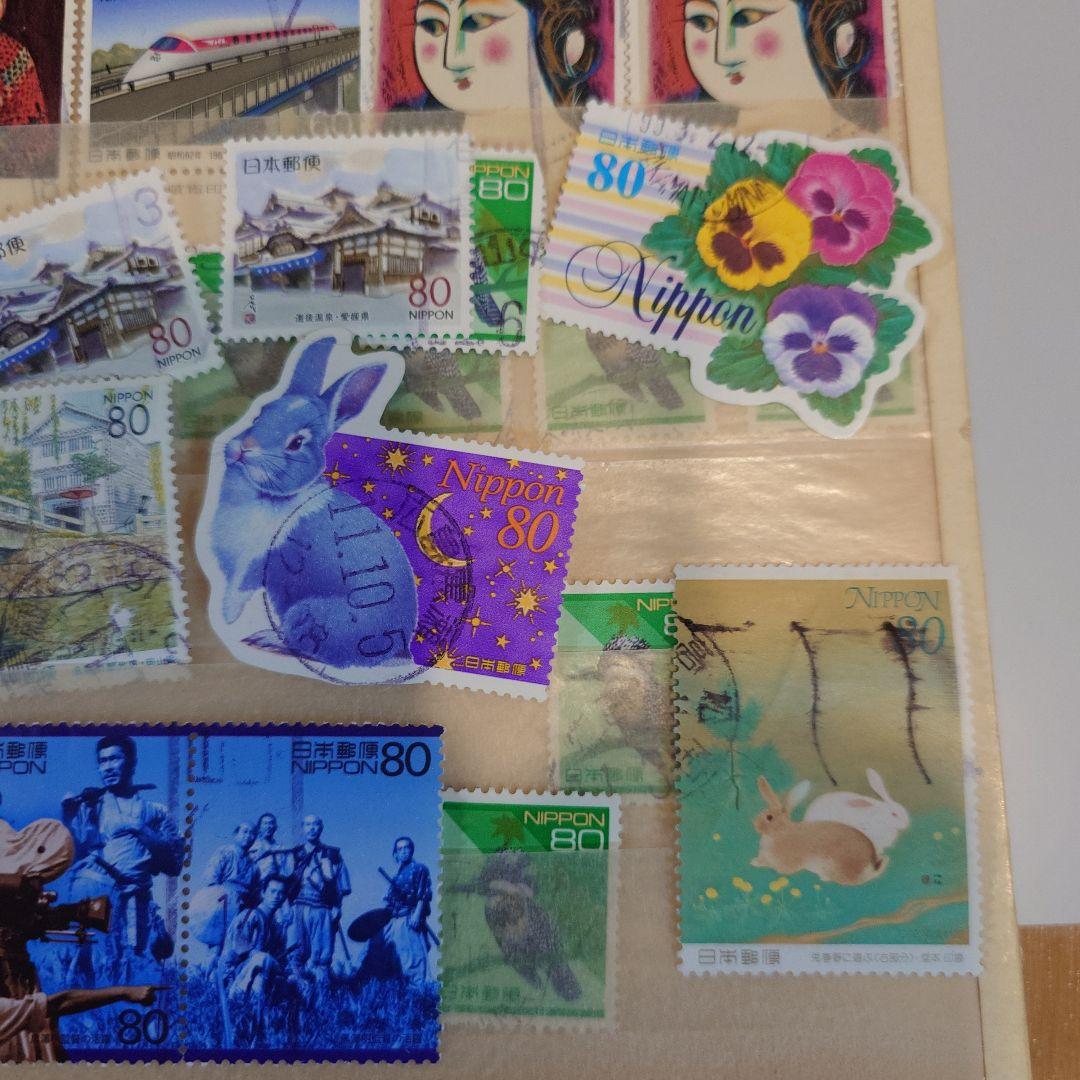 日本 使用済み切手 コレクション 55枚まとめ売り　ページ3