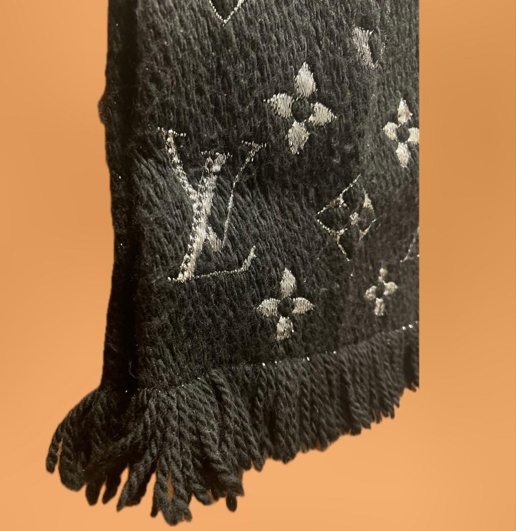 ルイヴィトン マフラー 黒