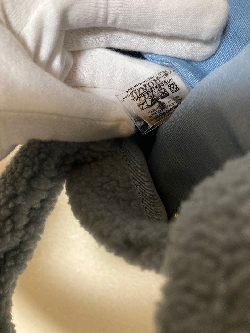 限定品ノベルティフリースハンドバッグ グレー