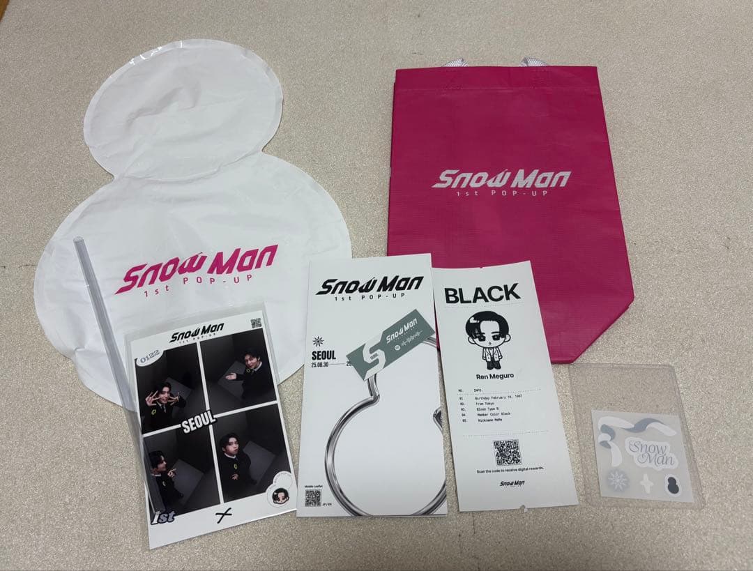 ひろみん　ManPOPUPグッズ　目黒蓮セット