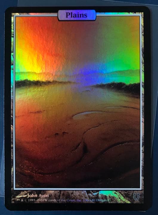 マジック：ザ・ギャザリング Plains mtg unhinged foil
