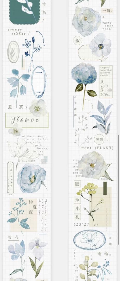 《在庫処分最終値下げ》海外 マスキングテープ雀斑茶 6点⚠️pet（33.324