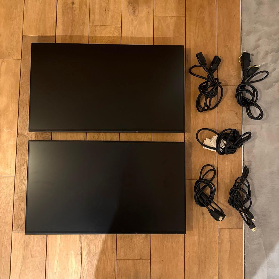 【2枚セット】EIZO FlexScan EV2451 モニタ（スタンドなし）