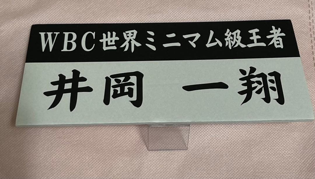 【FROM JAPAN公式アカウント01】井岡一翔選手サイン入りグローブ