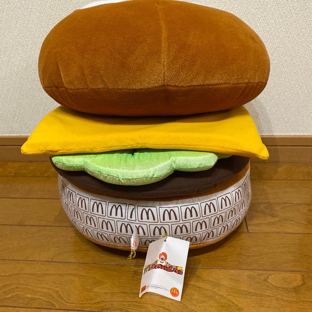 マクドナルド　ハンバーガークッション　　2001年 正規品　レア
