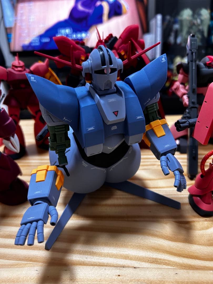 HGUCシャア専用6機セット　ザク　サザビー　ジオング　ズゴック　ドム　ゲルググ