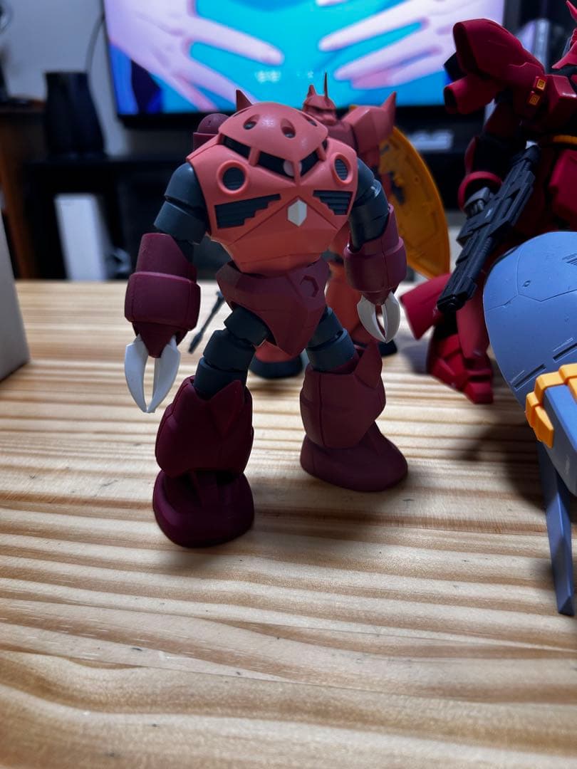 HGUCシャア専用6機セット　ザク　サザビー　ジオング　ズゴック　ドム　ゲルググ