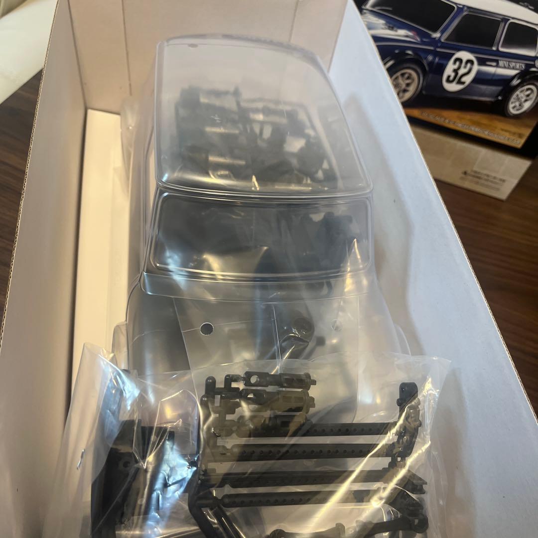 タミヤ 1/10ミニクーパーレーシング MB-01キット メッキホイール付き