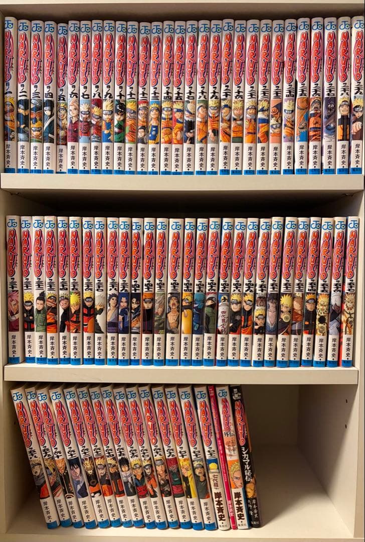 NARUTO 全巻　1〜72巻 +おまけ　セット　外伝　シカマル秘伝