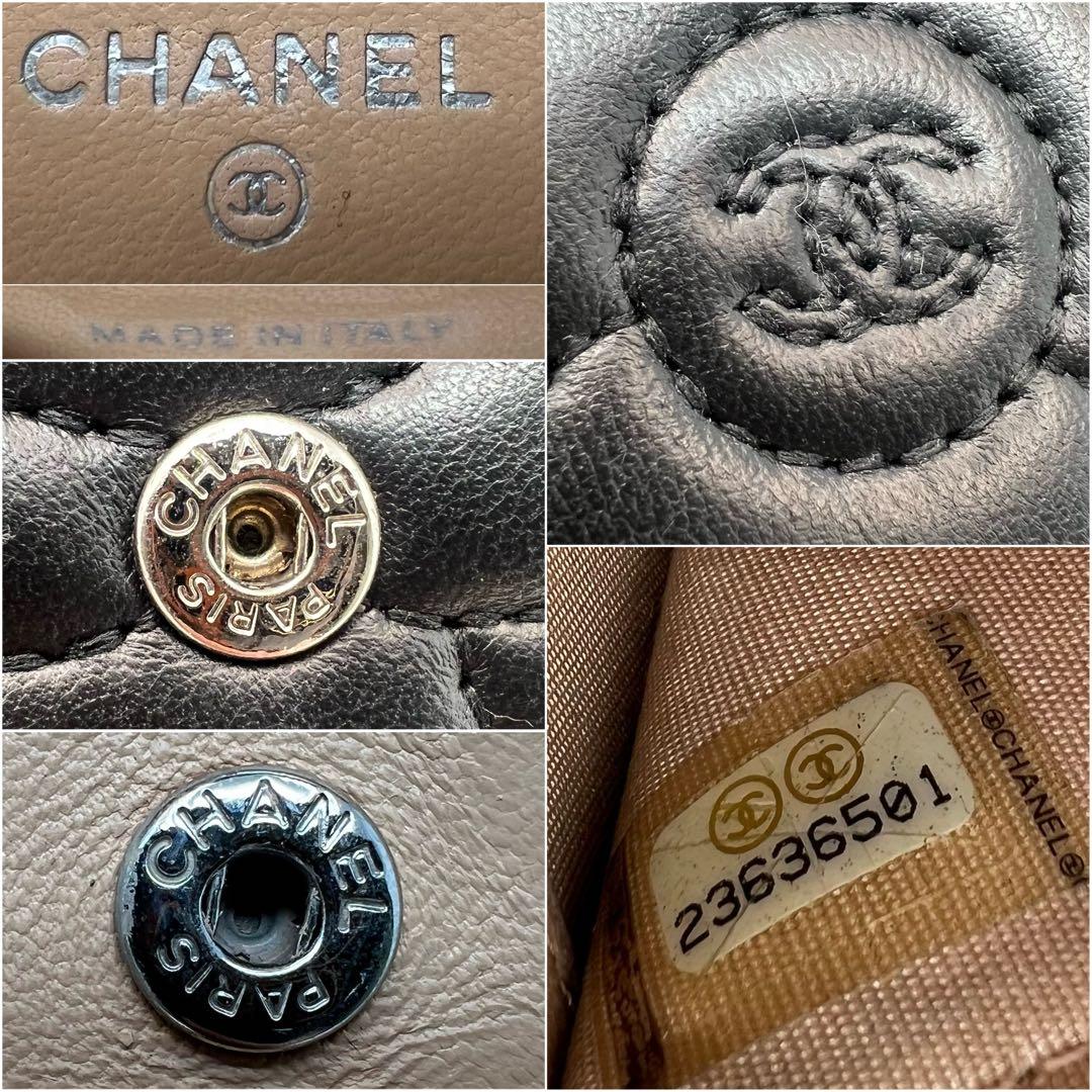 CHANEL シャネル カメリア エンボス 三つ折り財布 コンパクトウォレット