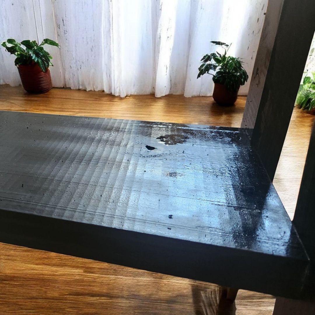 海さま、オーダーメイドページ 天然材を使用した古材風　シンプルなスツール