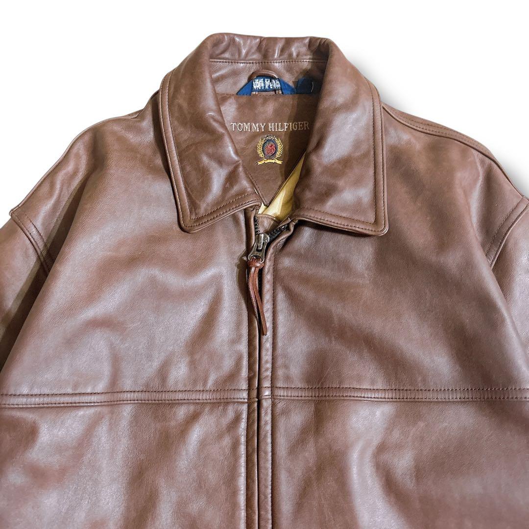 希少 オールド   レザージャケット スイングトップ