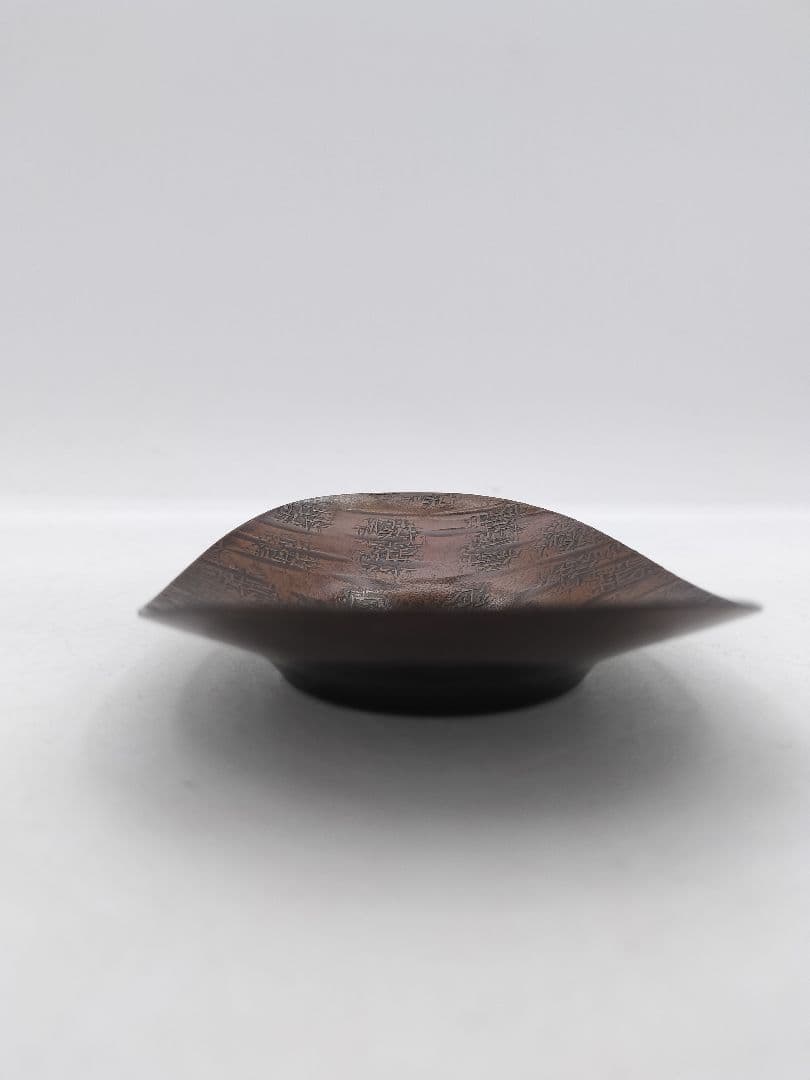 c353 茶托 大 銅製　小判 6枚 紙箱 茶道具 古物