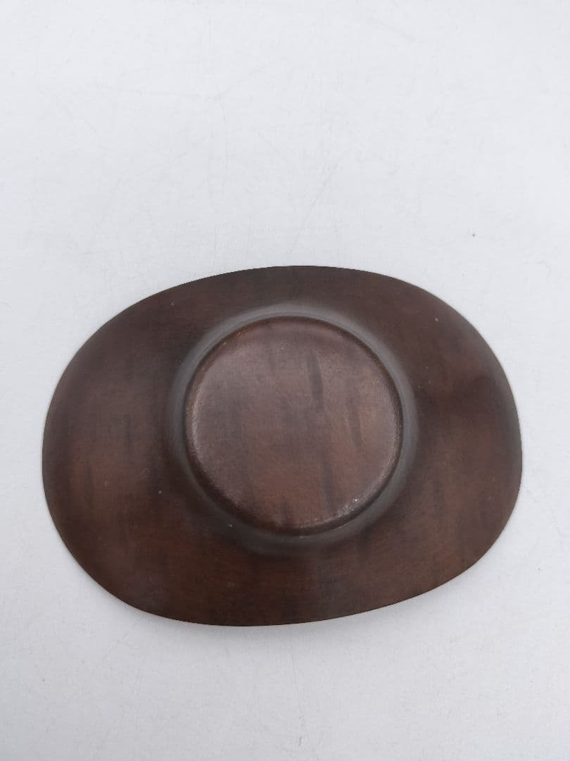 c353 茶托 大 銅製　小判 6枚 紙箱 茶道具 古物