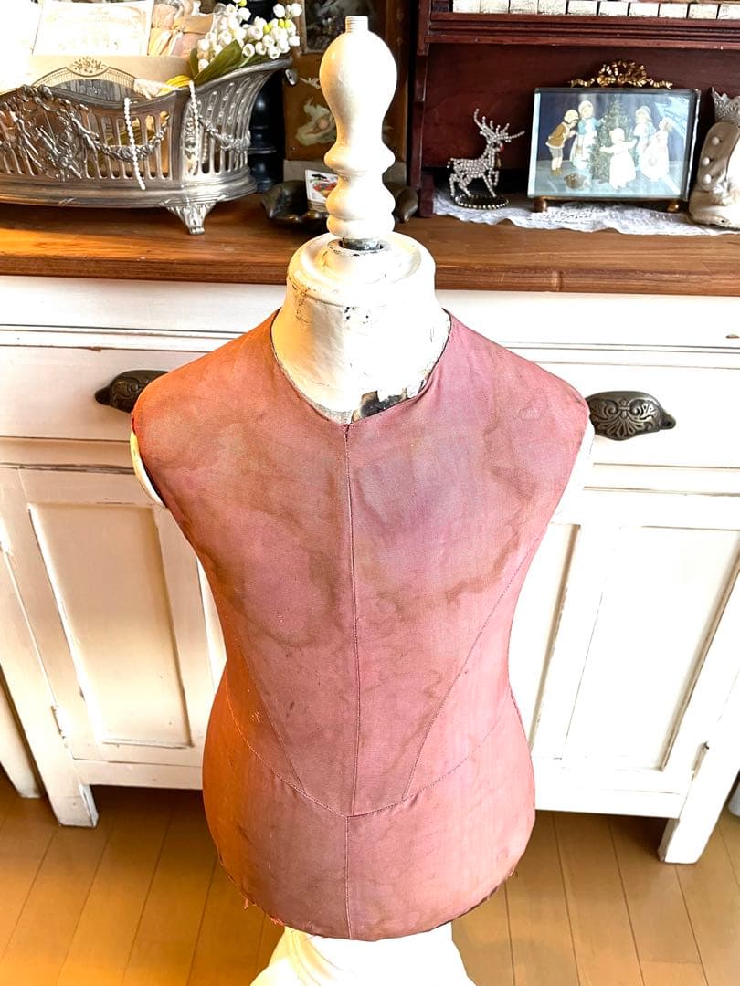 超レア　フランスアンティーク　チャイルドトルソー　ブローチ＆布花付き　たのメル便