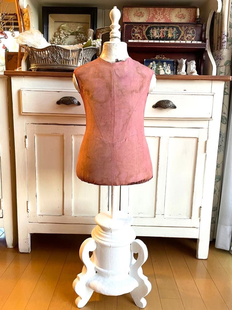 超レア　フランスアンティーク　チャイルドトルソー　ブローチ＆布花付き　たのメル便