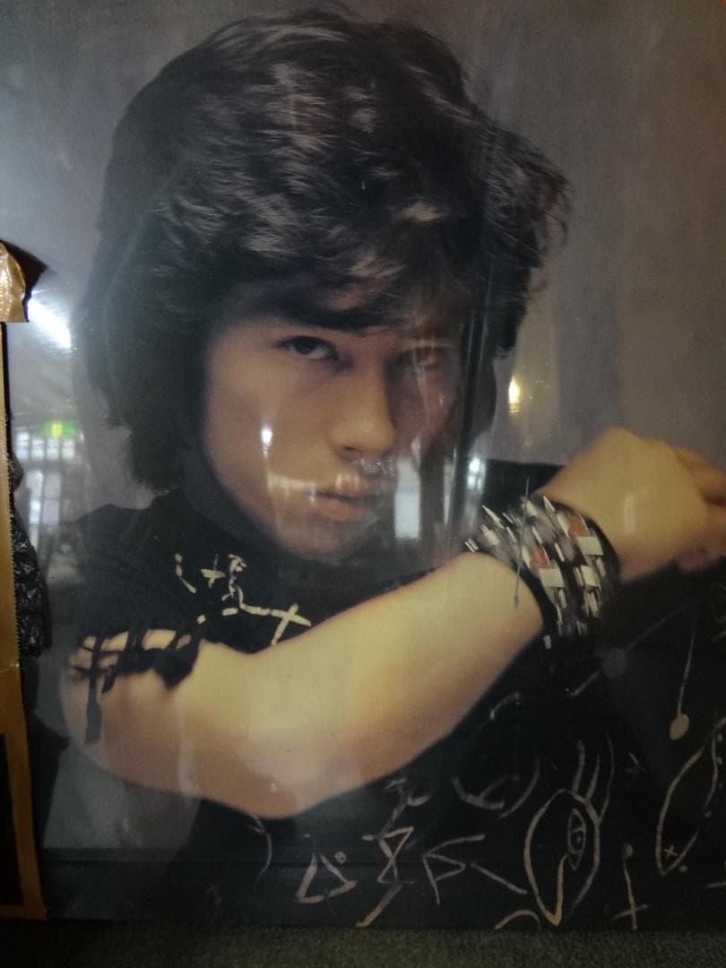 真田広之1980年代　オリジナルポスターパネル　　入手困難非売品グッズ