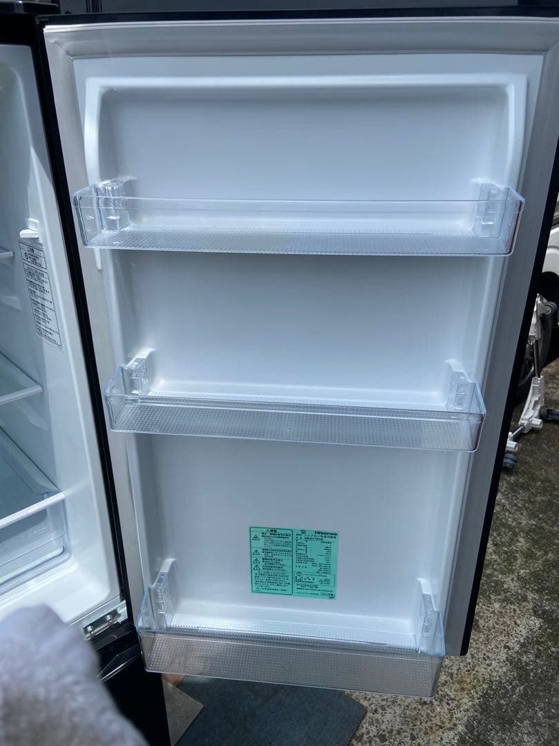 H031訳あり Hisense 2021年製 175L 冷凍冷蔵庫 ブラック