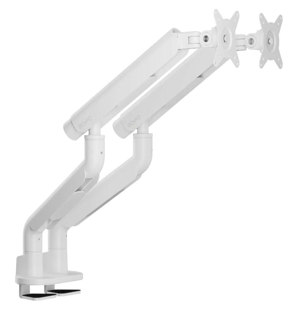 COFO 無重力モニターアーム Pro デュアル ホワイト 17-40インチ