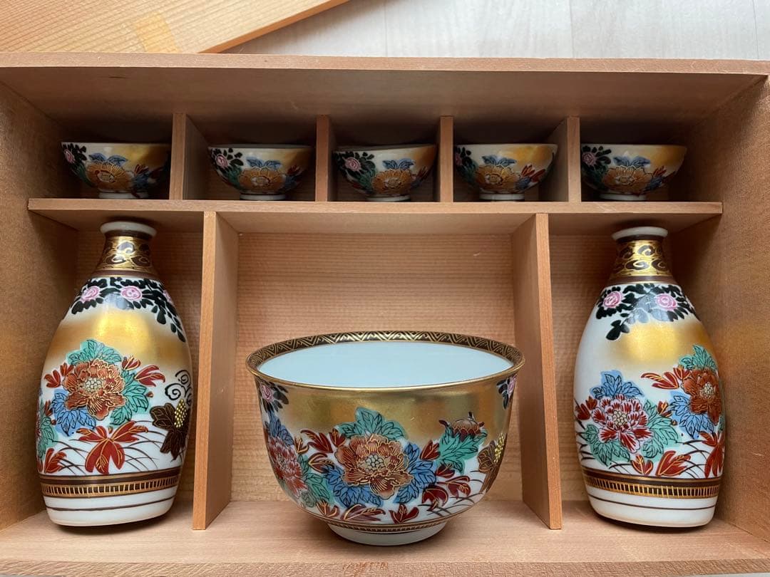 九谷焼　錦泉　酒器セット