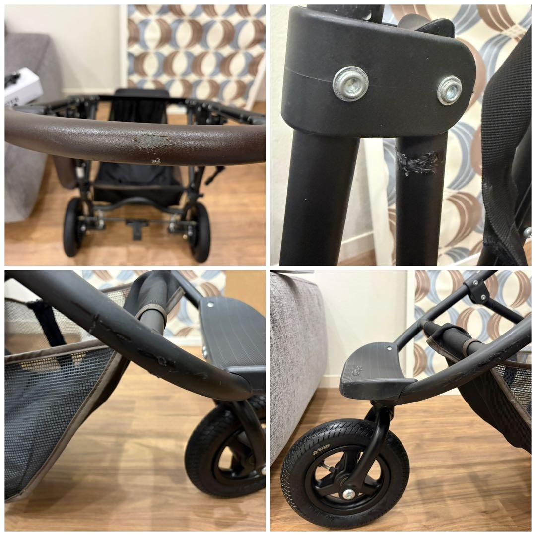 コットなどは新品　エアバギーペットカート　DOME3 ラージ　アースグレー