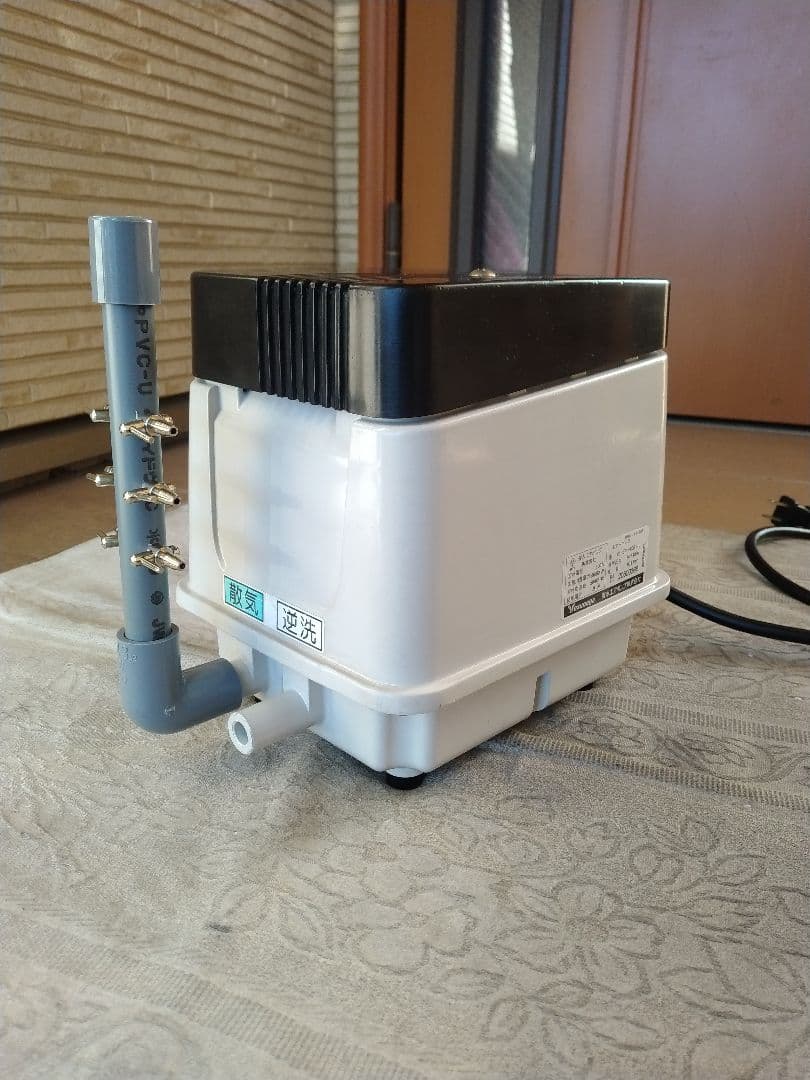 安永（EP-80E-L）80L】366　エアポンプ　ブロワー　浄化槽