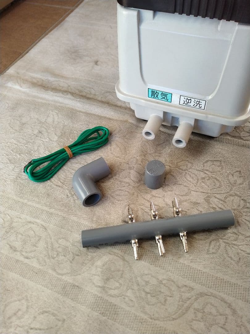 安永（EP-80E-L）80L】366　エアポンプ　ブロワー　浄化槽