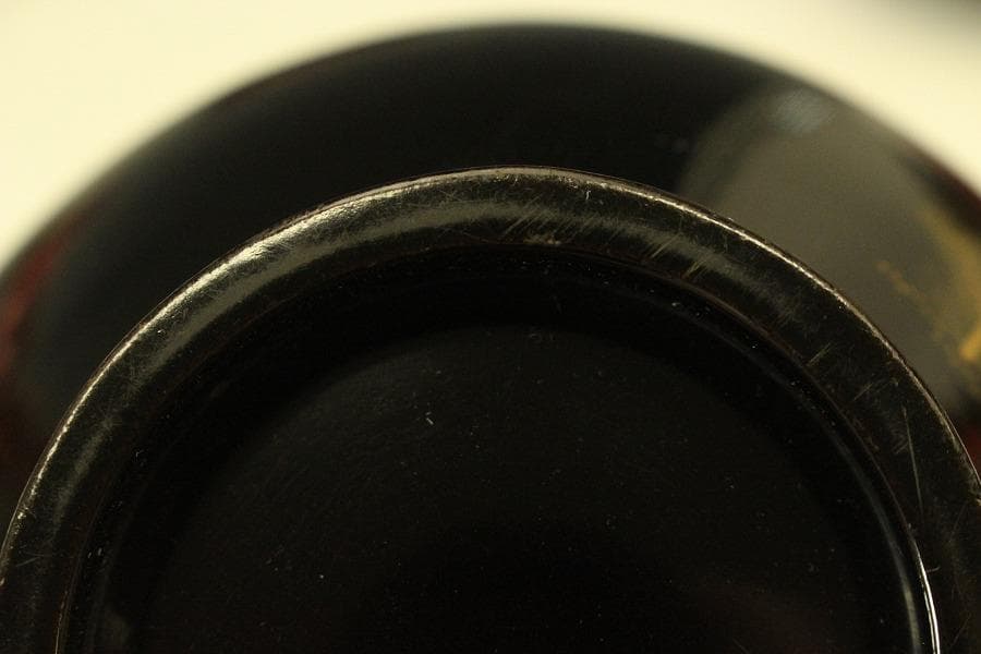 時代 蒔絵 漆器 図変 十客 懐石 吸物椀 煮物碗 美品(LC604)