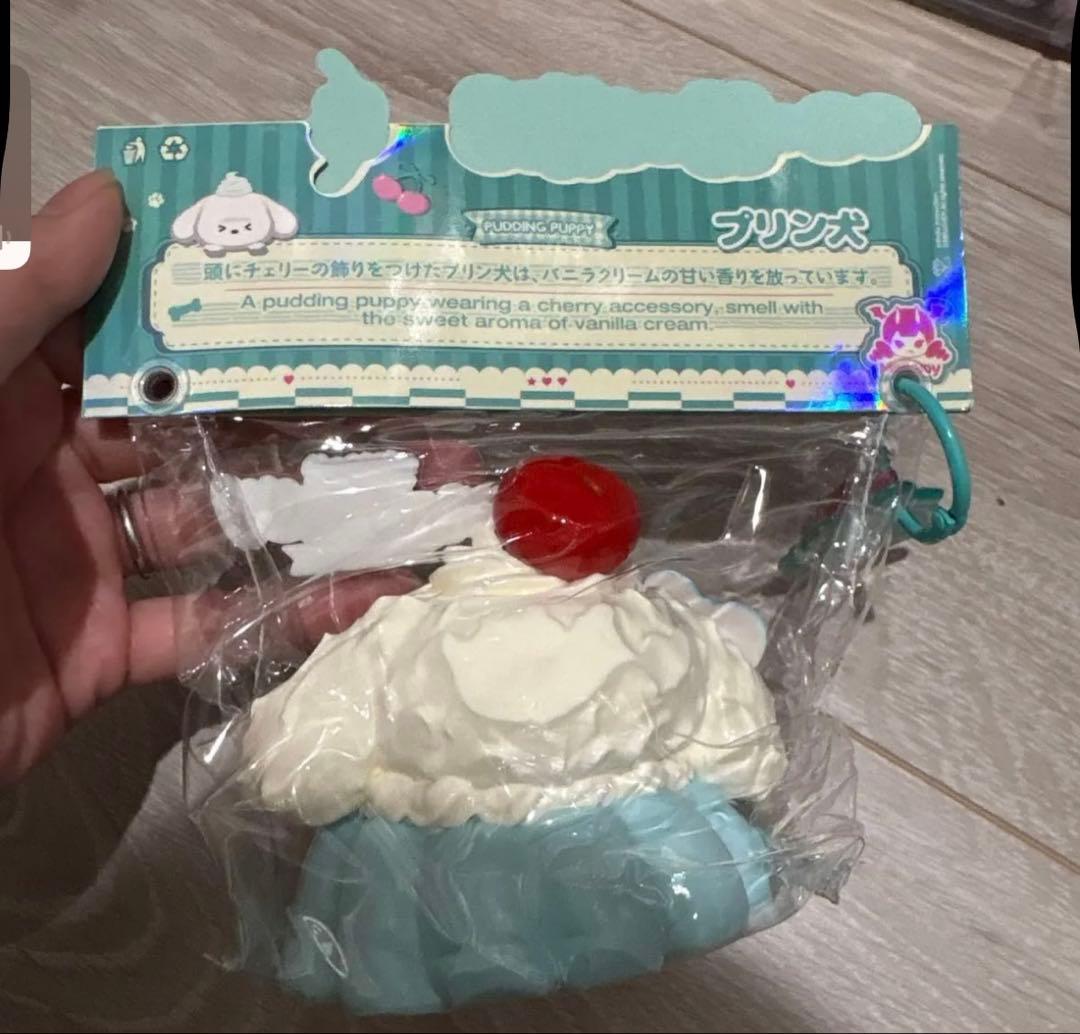 開*）様 メロジョイ　スクイーズ　2点セット　プリン犬　　スイカ　 melloj