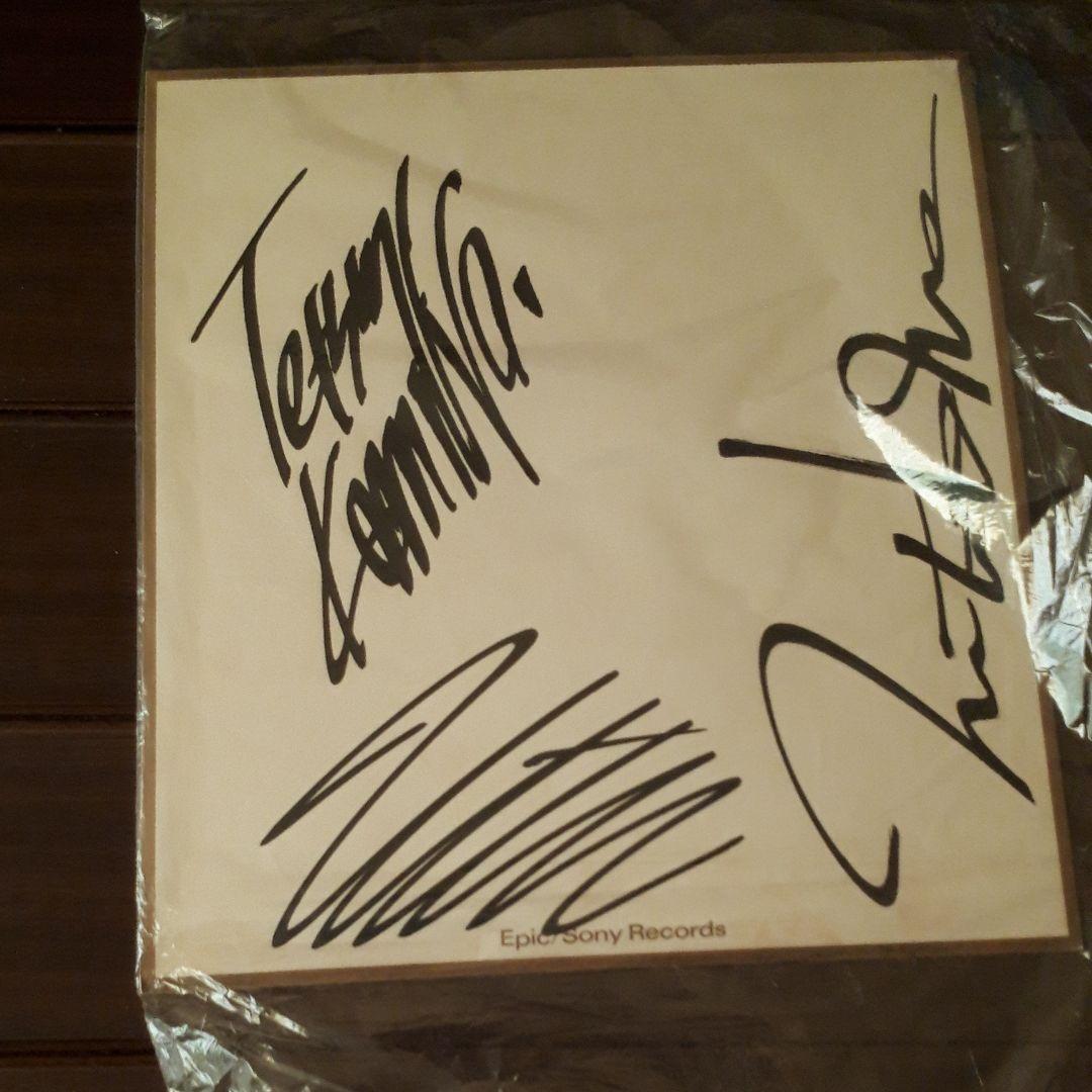 半額セール　TMNの三人のサイン入り色紙