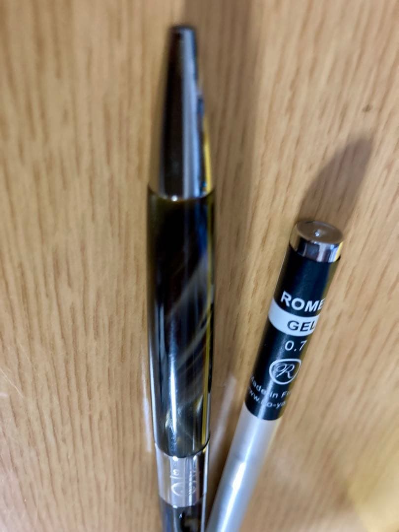 【2点セット】ロメオ ROMEO ボールペン+替芯イタリアングレー