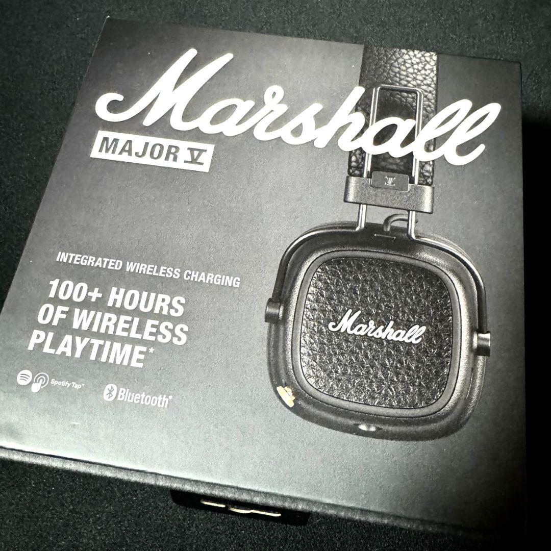 極美品 Marshall Major V マーシャル ワイヤレスヘッドフォン
