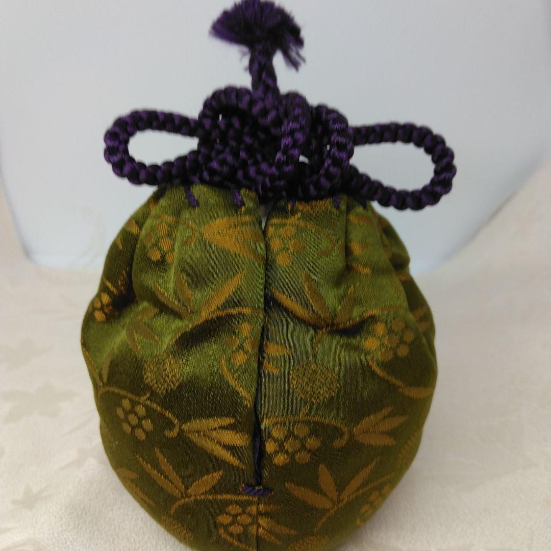 唐物中興名物 模 木下丸壺茶入 仕覆 笹づる緞子 本歌写 共箱 茶道具