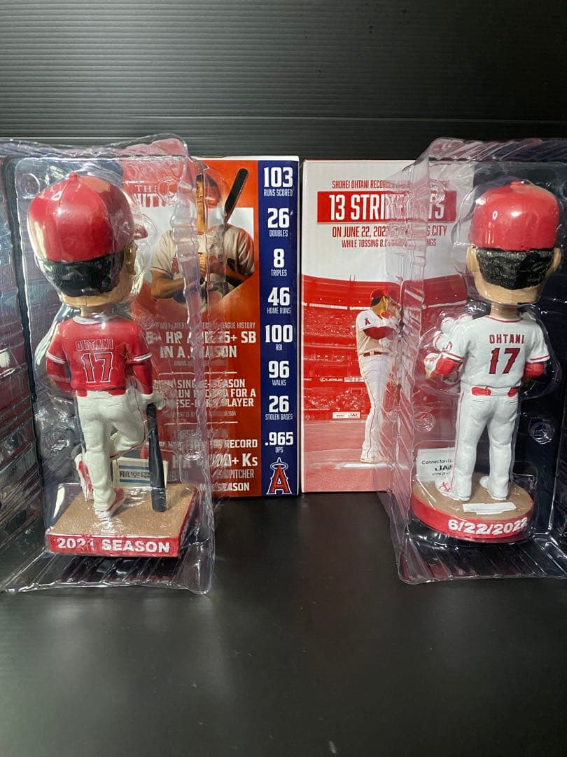 【最安値】大谷翔平 2021年2022年シーズンフィギュア 2体セット