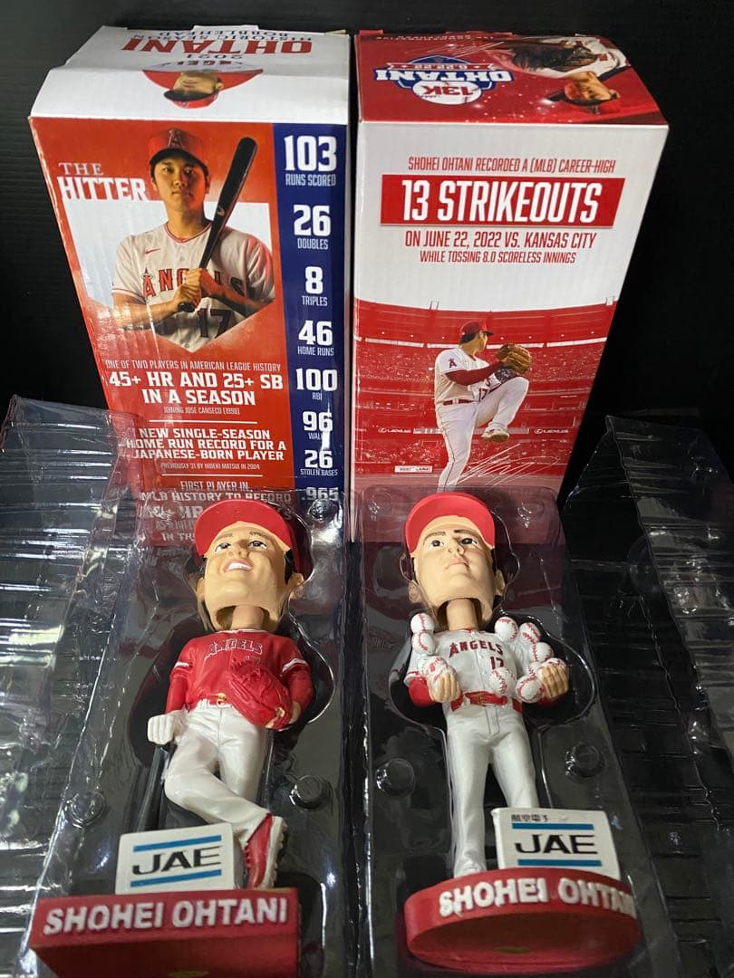【最安値】大谷翔平 2021年2022年シーズンフィギュア 2体セット
