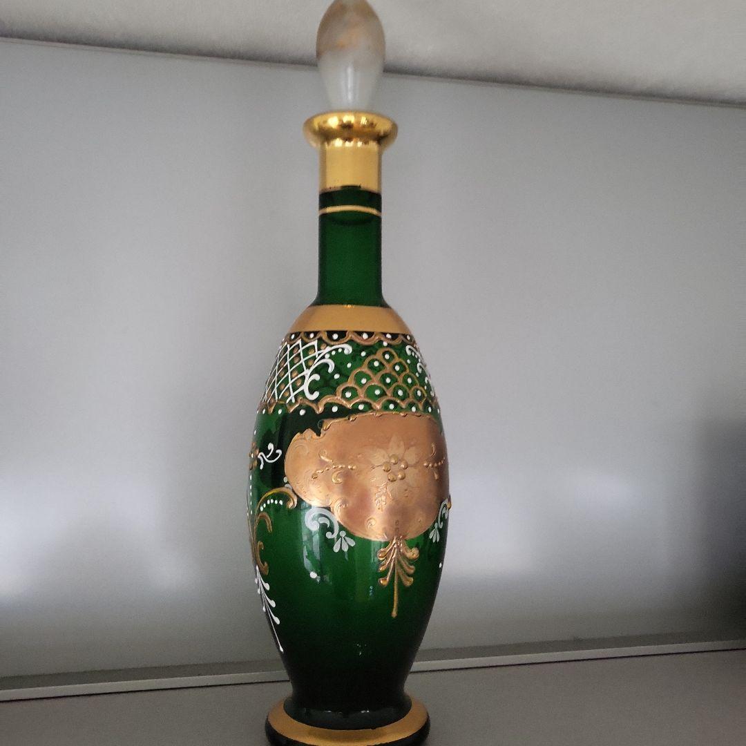 ベネチアングラスベネチアンボトルセット7点ガラスワイングラス