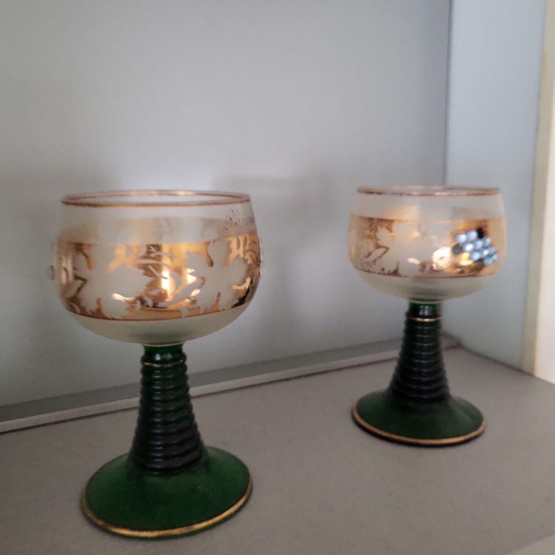 ベネチアングラスベネチアンボトルセット7点ガラスワイングラス