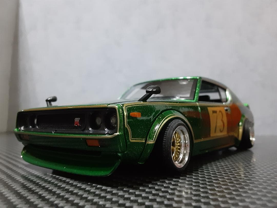 Maisto 1/24 日産 スカイライン 2000GT-R ケンメリレーシング