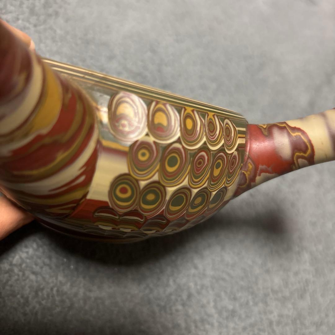 常滑焼　練込網目カット文急須　2個セット　小西友仙作