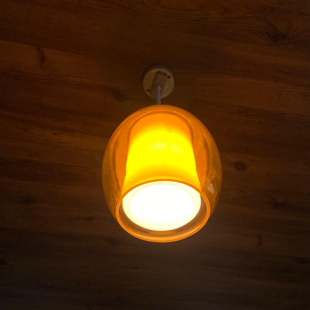 ビンテージ　ペンダントライト　天井照明　昭和レトロ　ミッドセンチュリー