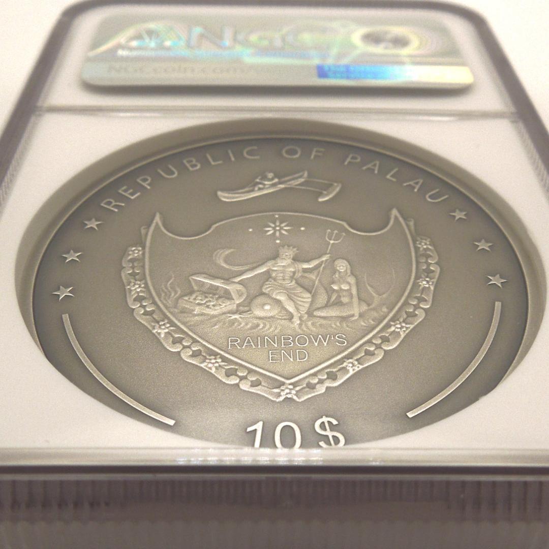 ★箱付き NGC MS70 銀貨 猫がいない時ねずみが踊る 2020 パラオ
