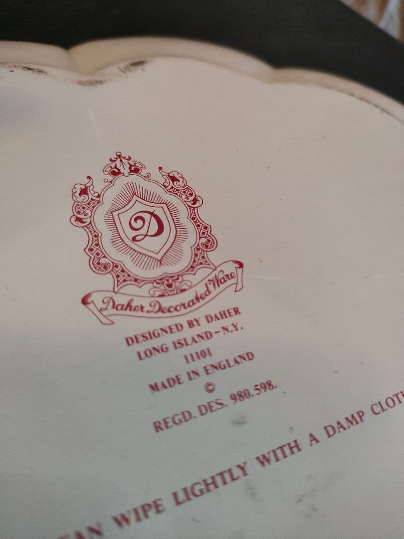 ★England★Daher★オーバルTINトレイ