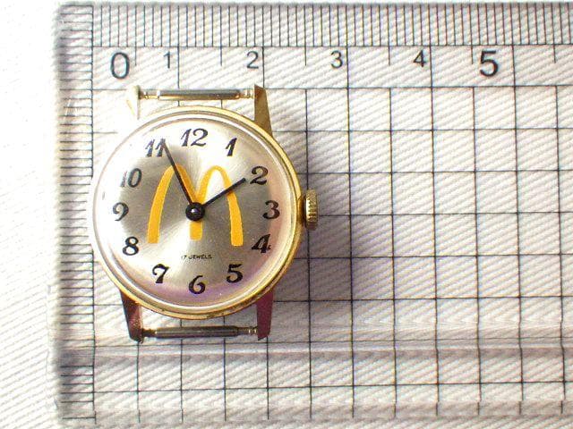 【1970年代頃】ヴィンテージ マクドナルド McDonald's 手巻き腕時計