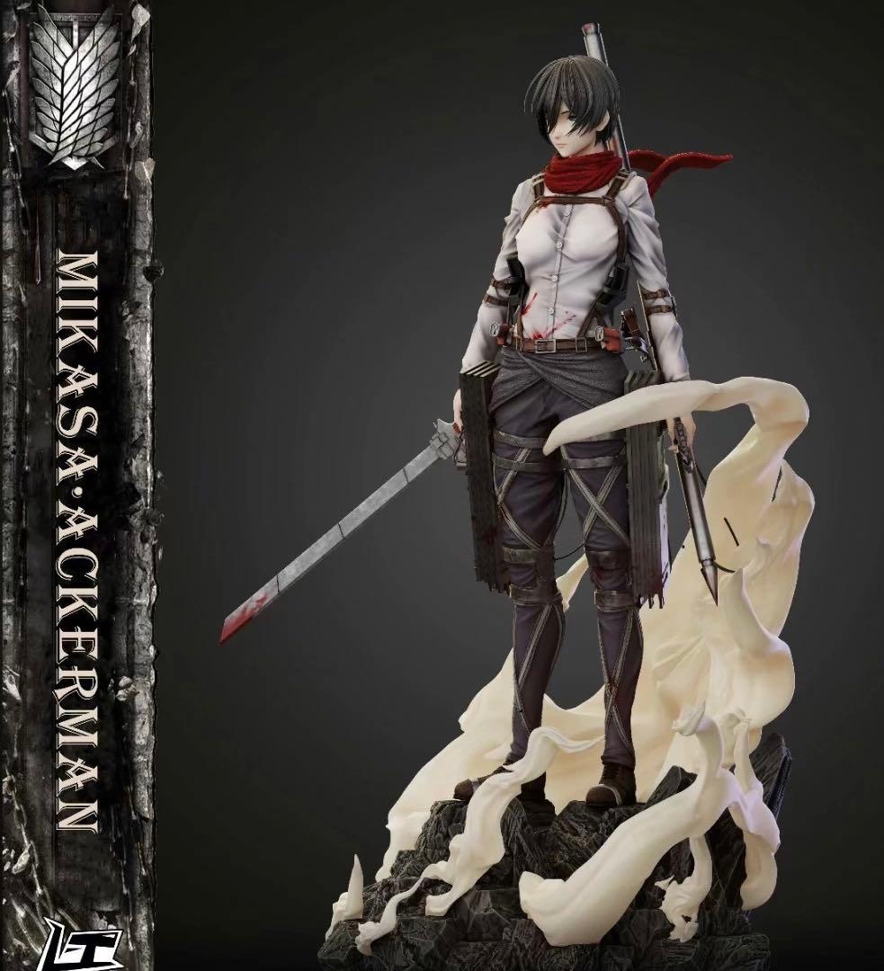 進撃の巨人 ミカサ・アッカーマン フィギュア ガレージキット